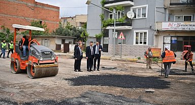 Balıkesir sokakları asfaltlanıyor