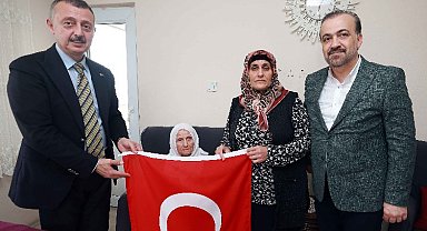 Başkan Büyükakın'dan şehit annelerine ziyaret