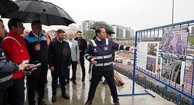 Başkanlar Beylikdüzü'nde hizmet takibinde