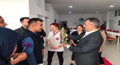 Belediye Başkanımız Serkan Koyuncu, Özel Ülkü Yatılı Bakım Merkezi'nde ziyaret gerçekleştirdi.