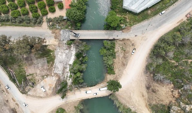 Büyükşehir Belediyesi Naras Köprüsü'nü yeniliyor