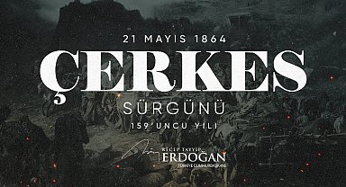 Cumhurbaşkanı Erdoğan'dan 'Çerkes Sürgünü' paylaşımı
