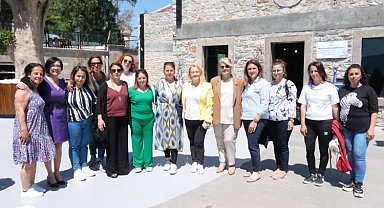 Deprem mağduru 15 kadın Bodrum'da ağırlandı