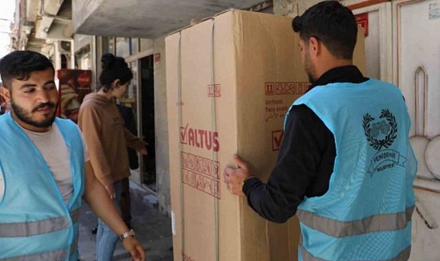 Diyarbakır'da depremzedelere beyaz eşya desteği
