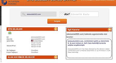 Ekşi Sözlük'e erişim engeli!