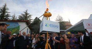 Han ilçesine doğal gaz verildi, Bakan Dönmez'ten açıklama yapıldı