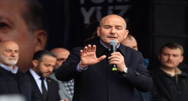 İçişleri Bakanı Soylu'dan Türkiye ve Erdoğan'a destek konuşması.
