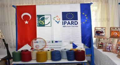 Isparta Eğirdir'de AB Leader Projesi kapsamında kadınlara iş imkanı sağlanıyor.
