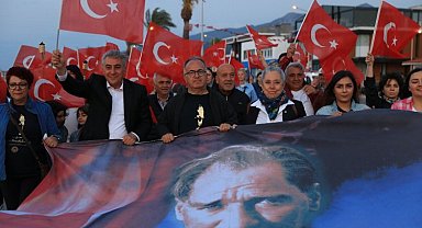 İzmir Güzelbahçe'de 19 Mayıs coşkusu