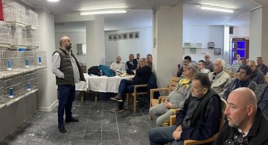 Kanarya yetiştiriciliği seminerine yoğun ilgi