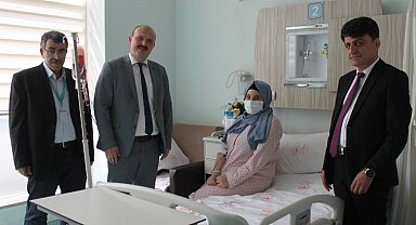 Kasıktan anjiyo yöntemi ile şifa buldu