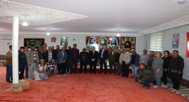 Kaymakam, Ehli Beyt Kültür Derneği ve Cemevi'ni ziyaret etti.