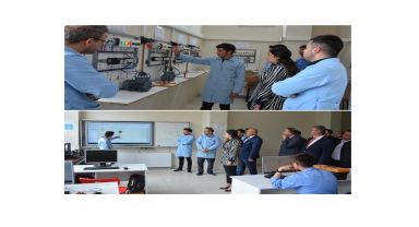 Kaymakam Selin SARI, Eşme Mesleki ve Teknik Anadolu Lisesi'ni ziyaret etti.