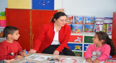 Kaymakam Selin SARI, Yeleğen İlkokulu ve Ortaokulu'nu ziyaret etti.