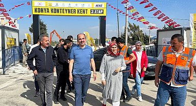 Konya Konteyner Kent'e Başkan Altay'dan ziyaret