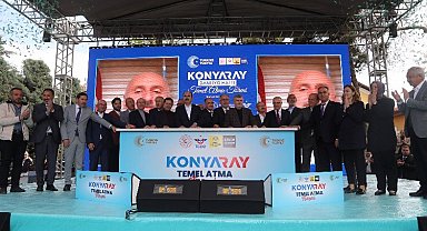 KONYARAY Banliyö Hattı'na temel