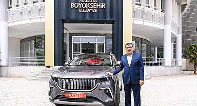 Malatya Büyükşehir Belediyesi makam aracı TOGG oldu