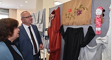 MASMEK kursiyerlerinin el emekleri görücüye çıktı