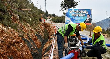 Mezitli'de içme suyu sorunu bitiyor