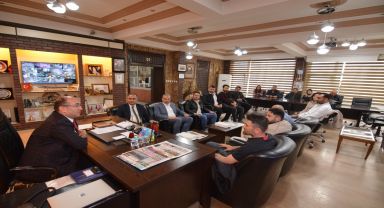 Mimar ve Mühendisler Sandıklı Belediye Başkanını Ziyaret Etti.