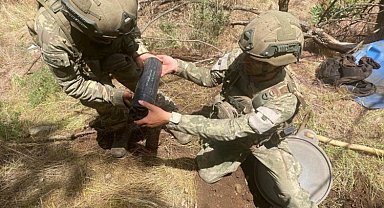 MSB: Teröristlere ait 73 havan mühimmatı ele geçirildi