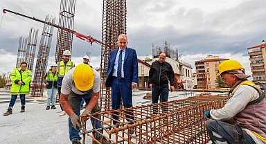 Örnek tesis inşası tüm hızıyla devam ediyor