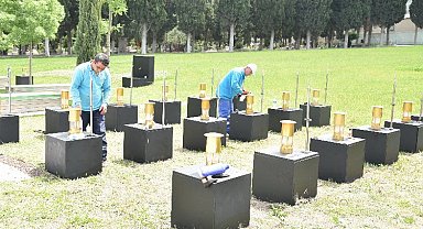 Soma Maden Şehitliği'nde çalışmalara devam