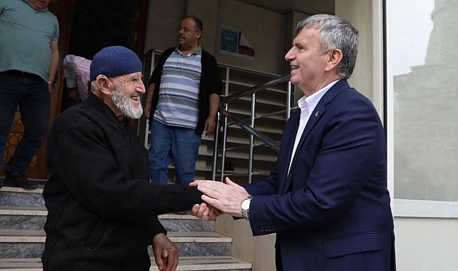 Tahir Akyürek'ten teşekkür ziyareti