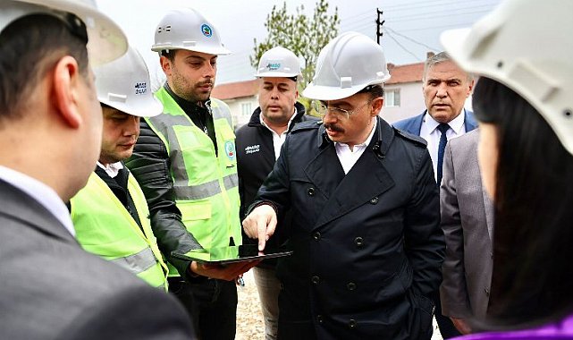 Vali Dr. Kızılkaya yatırımları inceledi