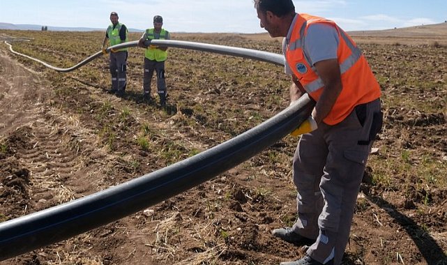 Yazıdere'ye yeni içme suyu hattı