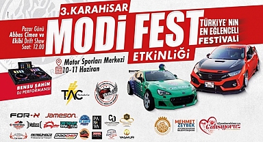 Afyonkarahisar, Adrenalin Dolu Modifiyeli Araçlar Festivali'ne Ev Sahipliği Yapıyor!