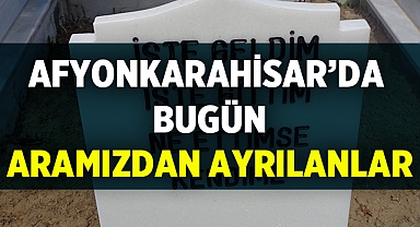 Afyonkarahisar Cenaze İlanları - 19.06.2023