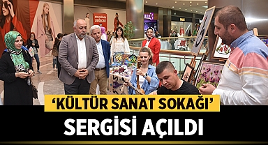 Afyonkarahisar'da 'Kültür Sanat Sokağı' sergisi açıldı
