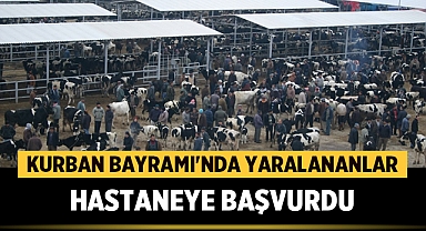 Afyonkarahisar'da kurban kesimi sırasında bazı vatandaşlar kendilerini yaraladı