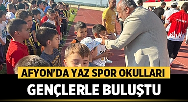 Afyonkarahisar'da Yaz Spor Okulları Gençlerle Buluştu