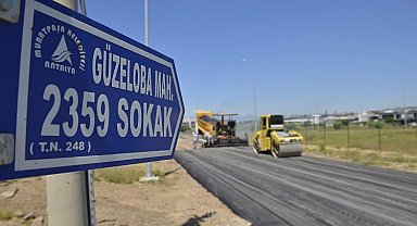 Antalya Güzeloba'ya sıfır asfalt