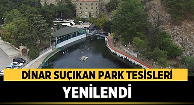 Dinar'daki Suçıkan Park Tesisleri, Yenilenen Yüzüyle Vatandaşların Beğenisini Kazandı