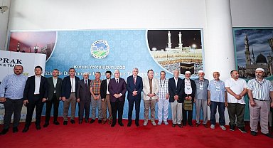 Hacı adayları kutsal topraklara uğurlandı