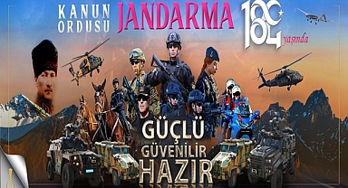 Jandarma Teşkilatı'nın 184. Kuruluş Yıl Dönümü Kutlamaları Afyonkarahisar'da