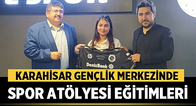 Karahisar Gençlik Merkezinde E-Spor Atölyesi eğitimlerine devam ediyor