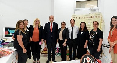 KKTC'de köy kadınlarının el emekleri sergilendi