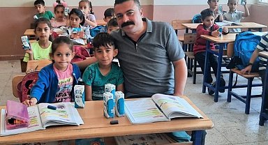 Torku'dan Hatay'a süt dağıtımı
