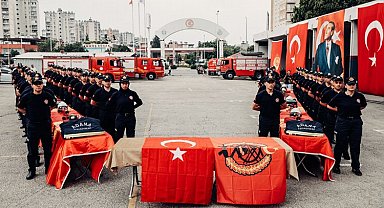 Adana İtfaiyesine Yeni Kahramanlar: 70 İtfaiye Eri Göreve Başladı