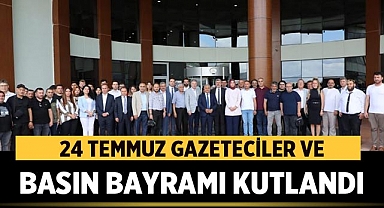 Afyonkarahisar'da 24 Temmuz Gazeteciler ve Basın Bayramı Kutlaması