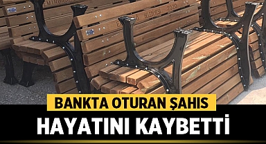 Afyonkarahisar'da Bankta Oturan Şahıs Hayatını Kaybetti