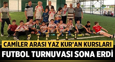 Afyonkarahisar'da Camiler Arası Yaz Kur’an Kursları Futbol Turnuvası Sona Erdi