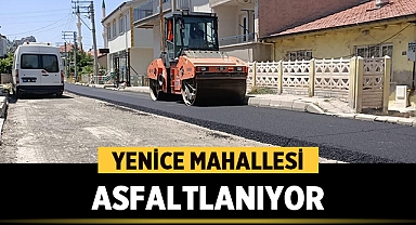 Afyonkarahisar'da Yenice Mahallesi'nde Sıcak Asfalt Çalışmaları Hız Kesmeden Sürüyor