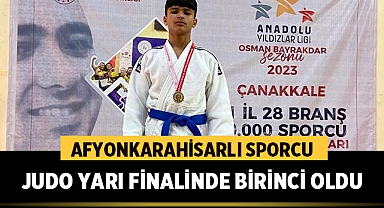 Afyonkarahisarlı sporcu ANALİG Judo Yarı Finalinde birinci oldu