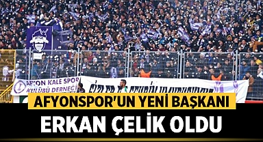 Afyonspor'un Yeni Başkanı Erkan Çelik Oldu