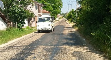 Bilecik'te sıcaktan asfaltlar eridi